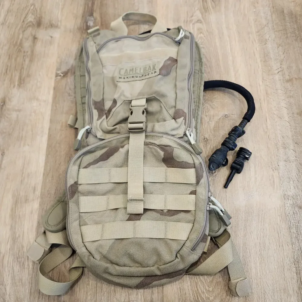 CamelBak Maximum Gear MULE 3L Tactical Hydration Pack Military Tan Camo
